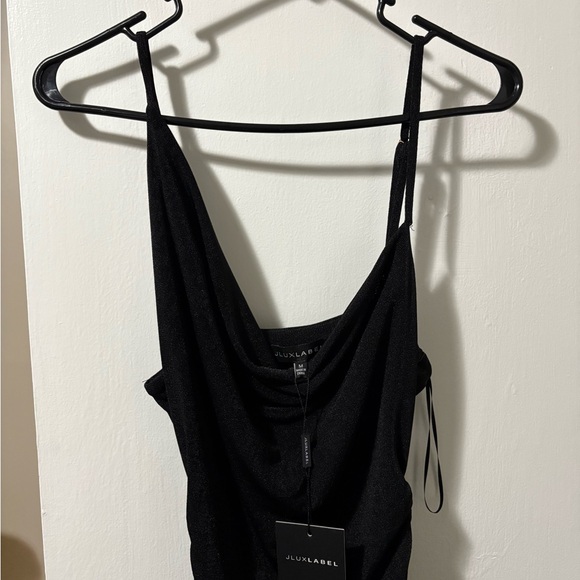 JLUXLABEL Black Cowl Neck Sleeveless Maxi Dress - Picture 8 of 10